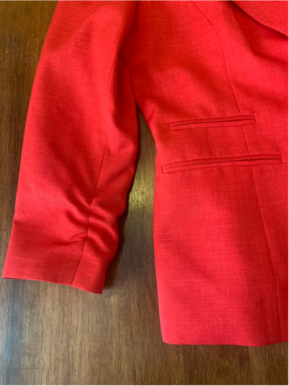 Black Label by Evan-Picone Red Blazer Size 8 - Picture 4 of 7